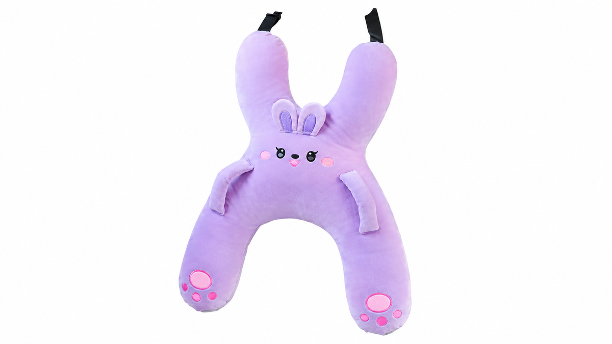 Almohada de coche que sujeta su cabeza